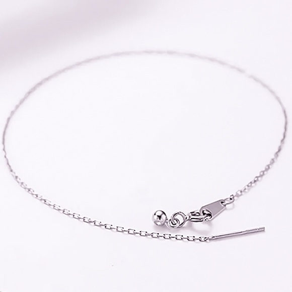🔵𝟲𝟱%𝗢𝗙𝗙 𝗯𝘂𝗻𝗱𝗹𝗲𝘀 𝟯+🔵 NEW Thin Cable Chain Stainless Steel Anklet - Picture 9 of 15